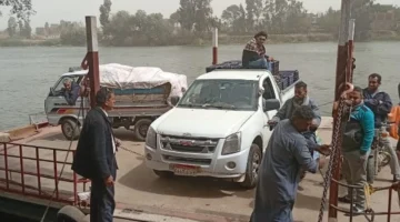 توقف مؤقت للمعديات النيلية في المنوفية نتيجة سوء الأحوال الجوية السائدة